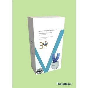 Automatic 360 Toothbrush Ultrasonic Technology Blu Ray Whitening NIB